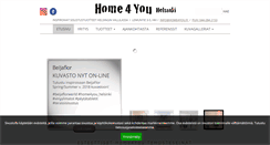 Desktop Screenshot of home4you.fi